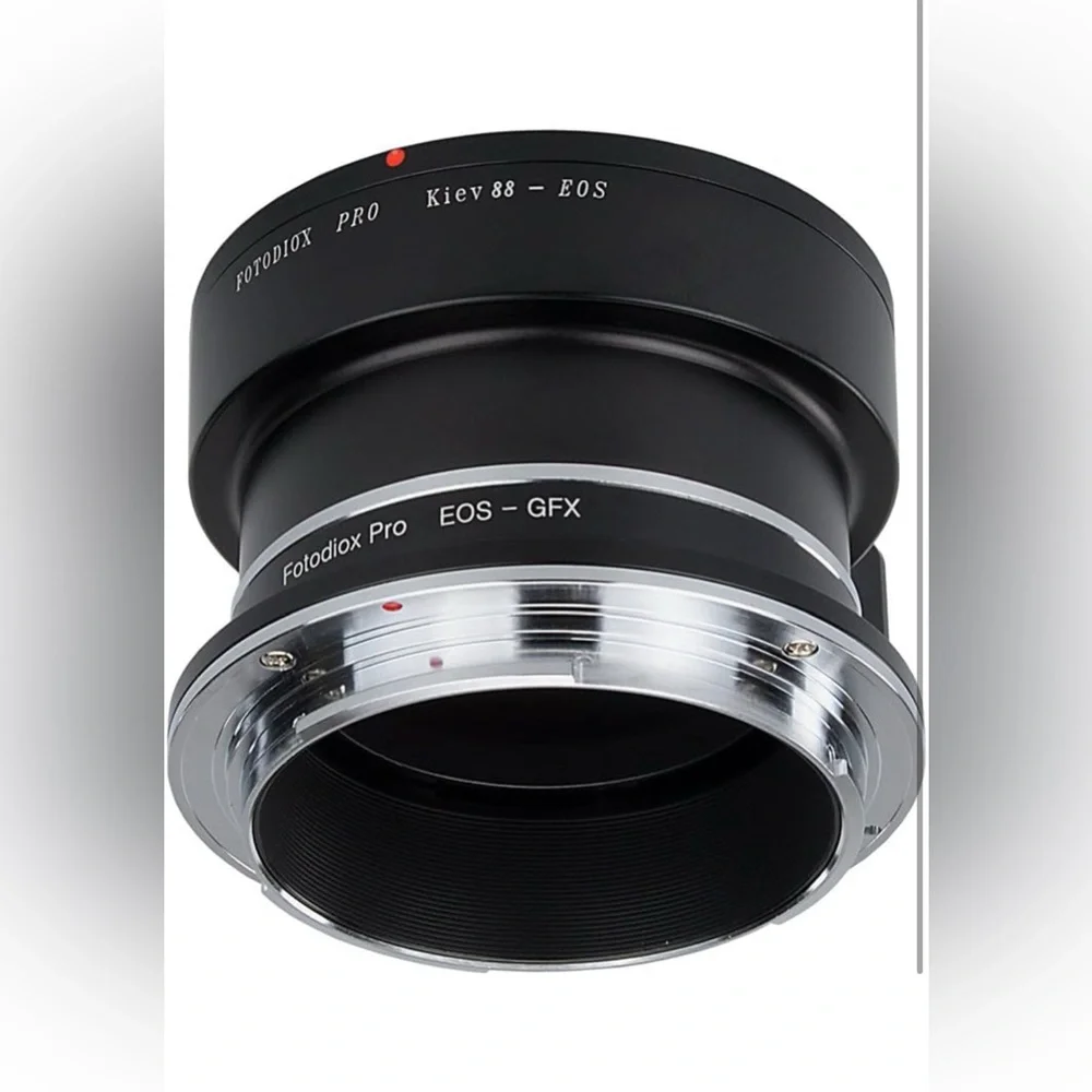 New Pro Lens Mount Double Adapter Kiev 88 SLR and Canon EOS